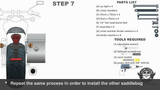 Vikingbags Saddlebag Installation Video [upl. by Nnael]