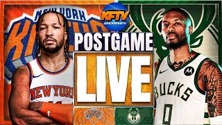 Knicks vs Bucks  Post Game Show EP 505 Highlights Analysis Live Callers  Underdog Fantasy [upl. by Ecirbaf]