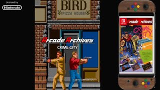 Arcade Archives CRIME CITY switch [upl. by Reniti]