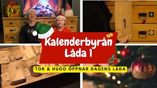 PREMIÄR Kalenderbyrån välkomnar till öppning av låda 1 av 24 vad är kalenderbyrån [upl. by Eelamme]