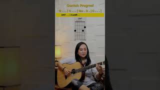 Chord Voicing Trick 😊 chords chordprogression guitartutorial [upl. by Guy22]