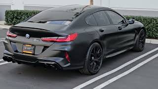 BMW M8 GC Comp with Titanium Valvetronic Design Full Exhaust wSecondary Cat Bypass  Sound Clip [upl. by Latyrc30]