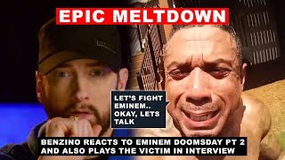 Benzino MELTS DOWN Over Eminem Doomsday Pt 2 DISS And Now Claims This Internet Reacts 😂 [upl. by Adiehsar]