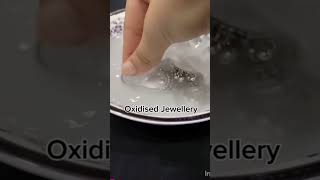 Oxidised jewellery cleaning 😉 youtubeshorts oxidisedjewellery diy explore [upl. by Garnette232]