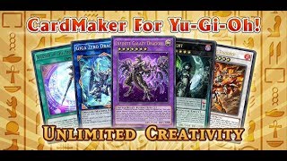 How to create Yugioh card easily  Yugioh Card Maker [upl. by Jacey]