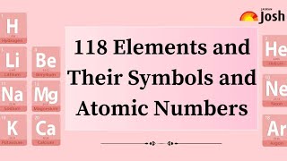 118 ElementsNames Symbols and Atomic Numbers [upl. by Droffats]