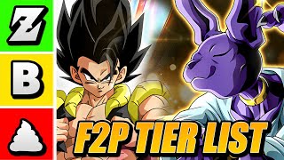 JPhantas 9TH ANNIVERSARY Dokkan F2P Tier List [upl. by Rupert]