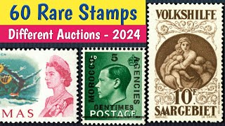 Rare Valuable Stamps Seen At Auctions 2024  World Old Postage Stamps Review amp Value [upl. by Penelopa]