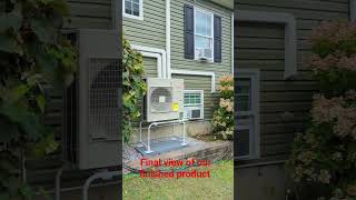 Fujitsu Mini split heat pump installation [upl. by Hasila459]