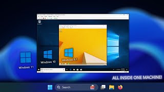 Windows 81 in a Windows 10 VM in a Windows 11 VM [upl. by Kendall226]