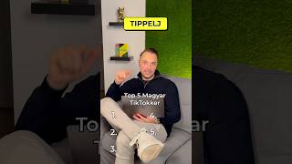 TIPPELJ Top 5 Magyar TikTokker 2024 🙋‍♂️📱showme iphone Top5 tippelj guess hun tiktokker [upl. by Nagap]