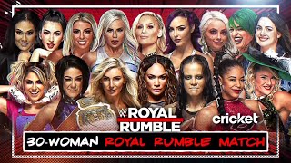 WWE Women’s Royal Rumble 2020 Official Match Card [upl. by Bobette]