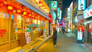 Tokyo Night Walk From KitaSenju to MinamiSenju Japan Walk 4K [upl. by Norrag]