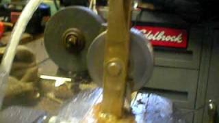 Homemade steam engine on live steam [upl. by Eyllib]