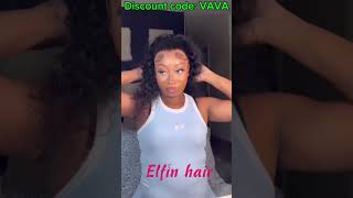 Invisible Drawstring 360 Frontal Wig Flawless Messy Bun Tutorial [upl. by Nilyam]