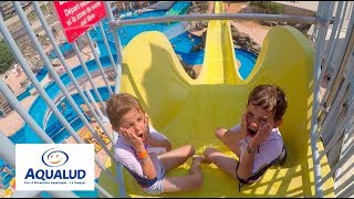 VLOG  AQUALUD TouquetParisPlage Partie 2  TOBOGGAN GEANT [upl. by Fidele306]