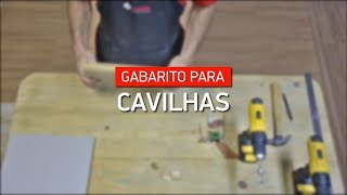 KIT GABARITO CAVILHAS 6 8 e 10mm MDF 15 18 e 25mm  ZINNI [upl. by Dickie]