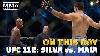 On This Day In MMA Dana White Embarrassed by UFC 112 Main Event  MMA Fighting [upl. by Arbrab212]