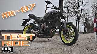 YAMAHA MT07 Gutes Anfängermotorrad Neues Format TESTRIDE1 [upl. by Gardy]