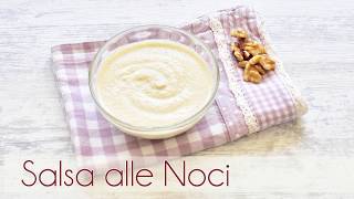 SALSA ALLE NOCI per condire PASTA RAVIOLI PANSOTI [upl. by Irollam353]