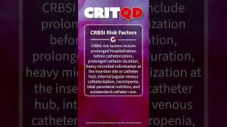 CRBSI Risk Factors [upl. by Leahcimdivad706]