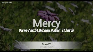 Kanye WestMercy Ft Big Sean Pusha T 2 Chainz MRInstrumental ZZang KARAOKE [upl. by Anatsirhc77]