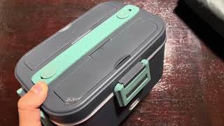 Herrfilk Electric Lunch Box Food Heater 3 in 1 Ultra Quick Heated Lunch Boxes Review [upl. by Eymaj]