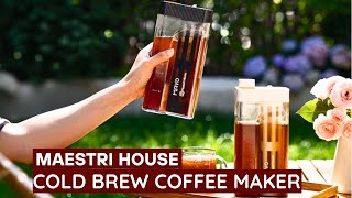 Maestri House Cold Brew Coffee Maker  Best Cold Brew Coffee Maker  Cold Brew Coffee Maker [upl. by Airdnaid]