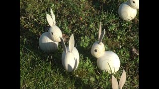 Frohe Ostern  Osterhasen drechseln [upl. by Chalmers]