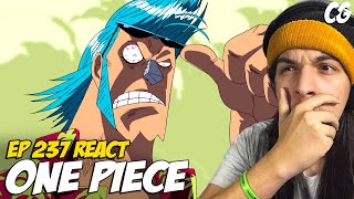 FRANKY REVELA SUA IDENTIDADE  React One Piece EP 237 [upl. by Drarehs926]