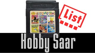 List Game EP171 l All Usa Color 50 in 1 GameBoy [upl. by Yrrem]