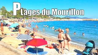 Toulon France 🇫🇷  Plages du Mourillon  Most Beautiful Beach Toulon France [upl. by Simpkins]