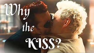 Why Does Crowley Kiss Aziraphale  Scene and Character Analysis  Good Omens [upl. by Ahterod]