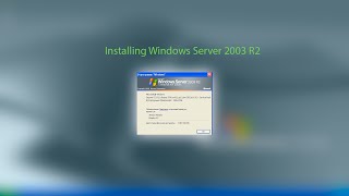 Installing Windows Server 2003 R2 [upl. by Elram]