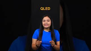 OLED TV vs QLED TV  ytshorts shorts youtubeshorts shortvideo [upl. by Elihu]