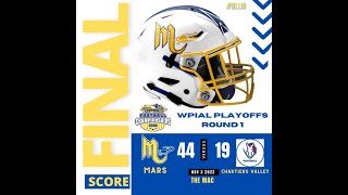 2023 WPIAL Quarterfinals Mars 44 vs Chartiers Valley 19 [upl. by Constantin390]