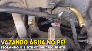 ÁGUA VAZANDO NO PÉ FIAT SIENA 10 16V VAZANDO AGUA PELO AR QUENTE UNO PALIO STRADA IDEA PUNTO [upl. by Euqirne]