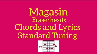 Magasin  Eraserheads EGN Chords and Lyrics [upl. by Qahsi871]