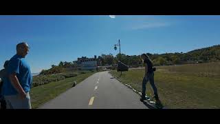 Nature Boreal ForestMountain Road Ebiking On a nice cool day 16C [upl. by Anastatius]