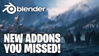 New Blender Addons You Probably Missed [upl. by Panthea308]