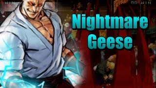 KOF2002 UM Nightmare Geese Playthrough [upl. by Erlond]