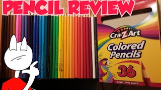 REVIEW CraZArt Colored Pencils  Jir Drawings [upl. by Ajan863]