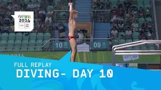 Diving Mens 10m Platform Preliminary  Full Replay  Nanjing 2014 Youth Olympic Games [upl. by Mou]