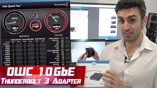 OWC 10GbE Thunderbolt 3 Adapter Review  Silent amp Faster NAS Performance [upl. by Sedruol741]