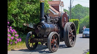 Marshall Traction Engine BL 2179 Road Steam Run Hollycombe [upl. by Ogdon]