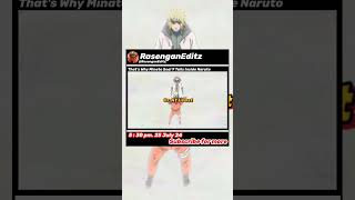 Thats Why Minato Seal 9 Tails Inside Naruto naruto minato [upl. by Scoville592]