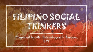 DISS Module 3 Filipino Social Thinkers and Indigenizing Social Sciences Titser Ayah [upl. by Klotz]