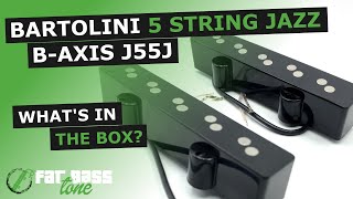 Bartolini baxis J55J LS 5 String Jazz Bass® Pickup Set What’s In The Box A CloseUp Look [upl. by Tebazile641]