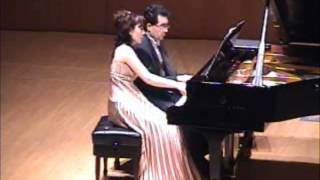 Brahms Hungarian Dances No1 2 5  DUO HojoampSosa [upl. by Derfliw]