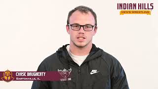 Indian Hills Mens Wrestling  Chase Daugherty [upl. by Denie]